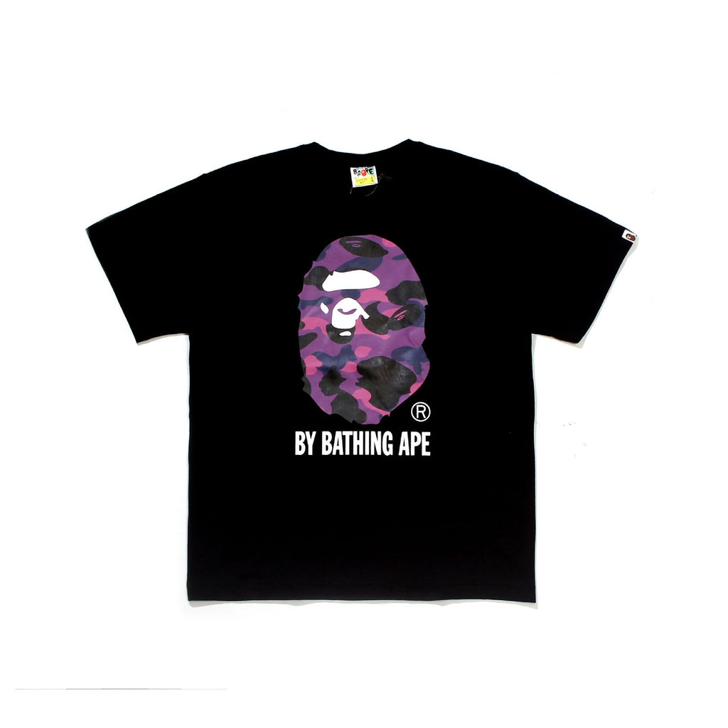 Bape Bearbrick T-Shirt Casual Letter Printed Round Neck Short Sleeve