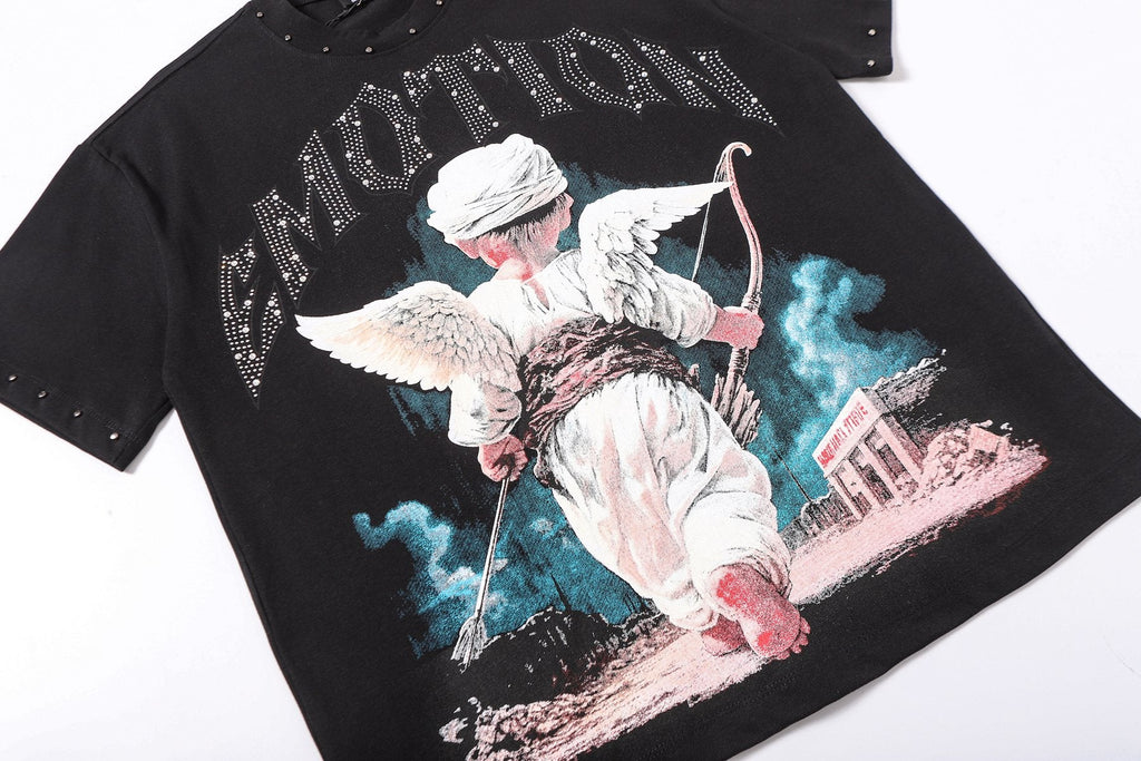 MIXED EMOTION Angel Archer Graphic T-Shirt